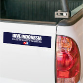 Autocollant De Voiture Dive Indonésie Bumpersticker (Sur camion)