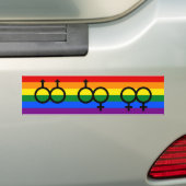 Autocollant De Voiture Diversité d'adhésif pour pare-chocs d'amour (En voiture)