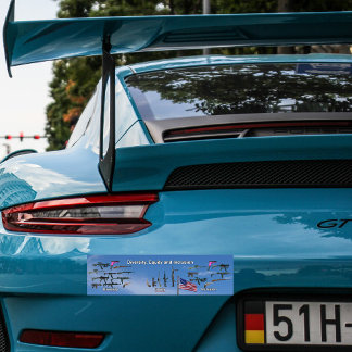 Autocollant De Voiture diversity, equity and inclusion gun bumper sticker