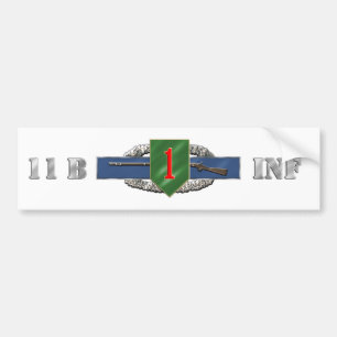 Autocollant De Voiture Division d'infanterie 11B ęr