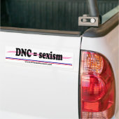 Autocollant De Voiture DNC = sexisme (Sur camion)