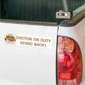 Autocollant De Voiture Docteur en service (Sur camion)