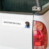 AUTOCOLLANT DE VOITURE DOCTEUR ON CALL (Sur camion)