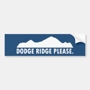 Autocollant De Voiture Dodge Ridge S'Il Vous Plaît