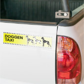 Autocollant De Voiture Doggentaxi (Sur camion)