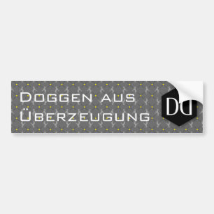 Autocollant De Voiture Dogue allemand identité DD