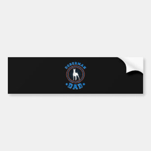 Autocollant De Voiture Don de chien Doberman Papa Nice