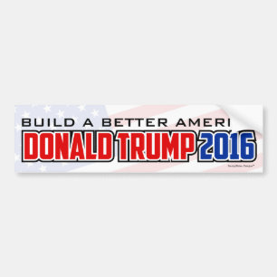 Autocollant De Voiture Donald Trump 2016 - Construisez la meilleure