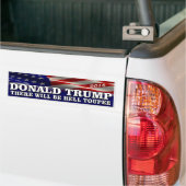Autocollant De Voiture Donald Trump 2016 "postiche d'enfer " (Sur camion)