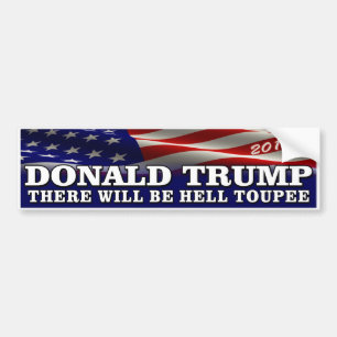Autocollant De Voiture Donald Trump 2016 "postiche d'enfer "