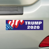AUTOCOLLANT DE VOITURE DONALD TRUMP 2020 (En voiture)
