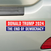 Autocollant De Voiture Donald Trump 2024 (En voiture)
