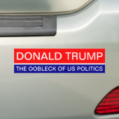 AUTOCOLLANT DE VOITURE DONALD TRUMP, L'OBLIQUE DE LA POLITIQUE AMÉRICAINE (En voiture)