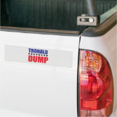 Autocollant De Voiture Donald Trump - Sticker Tronald Dump (Sur camion)