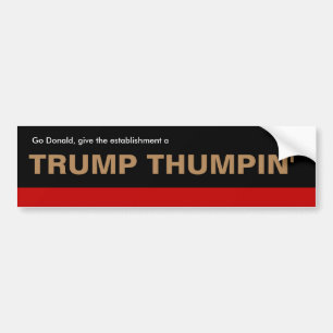 Autocollant De Voiture Donald Trump "Trump Thumpin'"