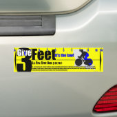 Autocollant De Voiture Donnez 3 pieds de Louisiane (En voiture)