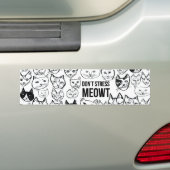 Autocollant De Voiture DONT STRESS MEOWT Funny Cats (En voiture)