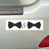 Autocollant De Voiture doubles bowties (En voiture)