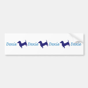 Autocollant De Voiture Doxie-Doxie-Doxie - Dachshund