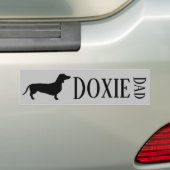 Autocollant De Voiture Doxie Papa (En voiture)