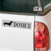 Autocollant De Voiture Doxie Papa (Sur camion)