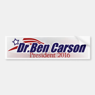 Autocollant De Voiture Dr. Ben Carson pour le Président adhésif pour