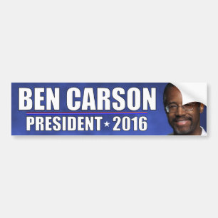 Autocollant De Voiture Dr. Ben Carson - président 2016