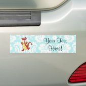 Autocollant De Voiture Dragon de bande dessinée ; Mignon (En voiture)