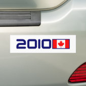 Autocollant De Voiture DRAPEAU 2010 du Canada (En voiture)