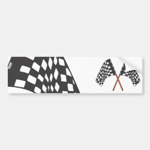 Autocollant De Voiture drapeau à damier