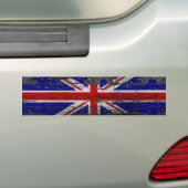 Autocollant De Voiture Drapeau affligé d'Union Jack (En voiture)