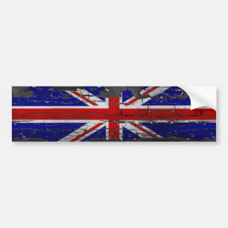 Autocollant De Voiture Drapeau affligé d'Union Jack