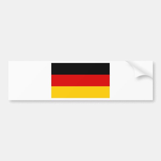 Autocollant De Voiture Drapeau allemand (Devant)