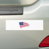 Autocollant De Voiture Drapeau américain (En voiture)