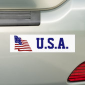 Autocollant De Voiture Drapeau américain (En voiture)