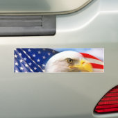 Autocollant De Voiture Drapeau américain avec Eagle chauve (En voiture)