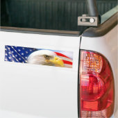 Autocollant De Voiture Drapeau américain avec Eagle chauve (Sur camion)