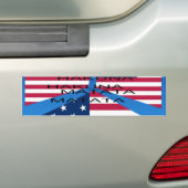 Autocollant De Voiture Drapeau américain avec Hakuna Matata : Design patr (En voiture)