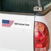 Autocollant De Voiture Drapeau américain classique (Sur camion)