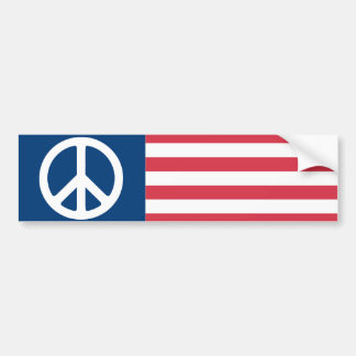 Autocollant De Voiture Drapeau américain de paix