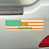 Autocollant De Voiture Drapeau américain irlandais (En voiture)