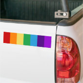 Autocollant De Voiture drapeau arc-en-ciel (Sur camion)