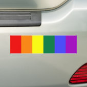 Autocollant De Voiture Drapeau arc-en-ciel gay pride (En voiture)