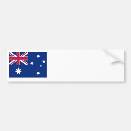 Autocollant De Voiture Drapeau australien (Devant)