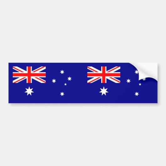 Autocollant De Voiture Drapeau australien patriotique (Devant)
