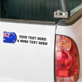 Autocollant De Voiture Drapeau australien souriant brillant (Sur camion)