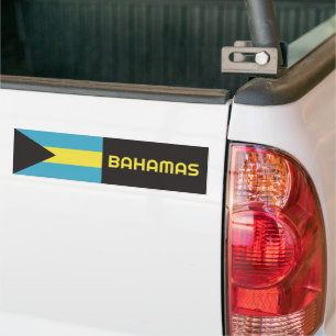 Autocollant De Voiture Drapeau Bahamas