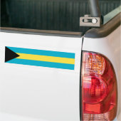 Autocollant De Voiture Drapeau bahaméen (Sur camion)