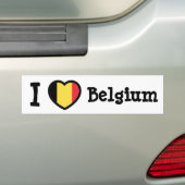 Autocollant De Voiture Drapeau Belgique (En voiture)