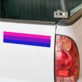 Autocollant De Voiture Drapeau bisexuel de fierté (Sur camion)
